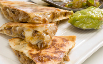 MUSHROOM AND CHEESE QUESADILLAS